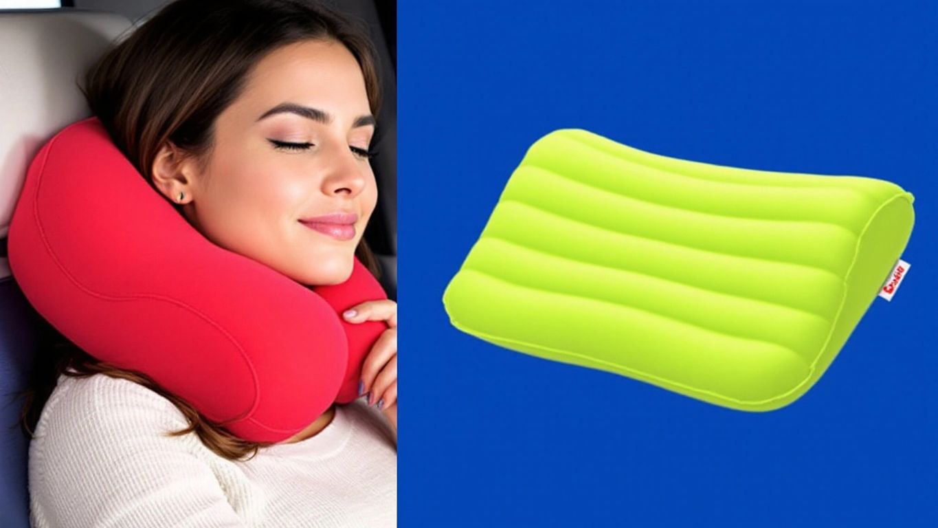 inflatable wedge pillow for travel